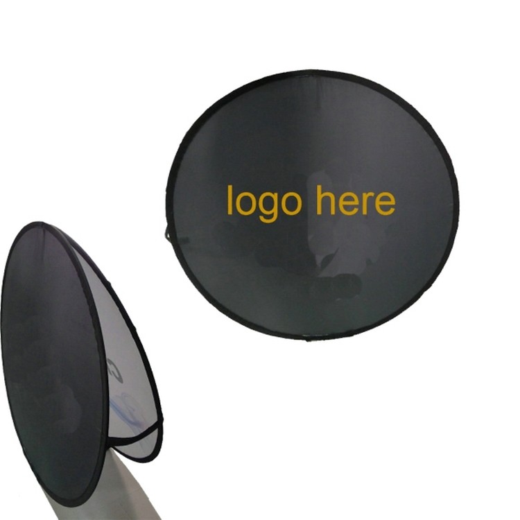 39" x 39" Round Pop Up Display Sign, Pop screen, Circle Pop 2