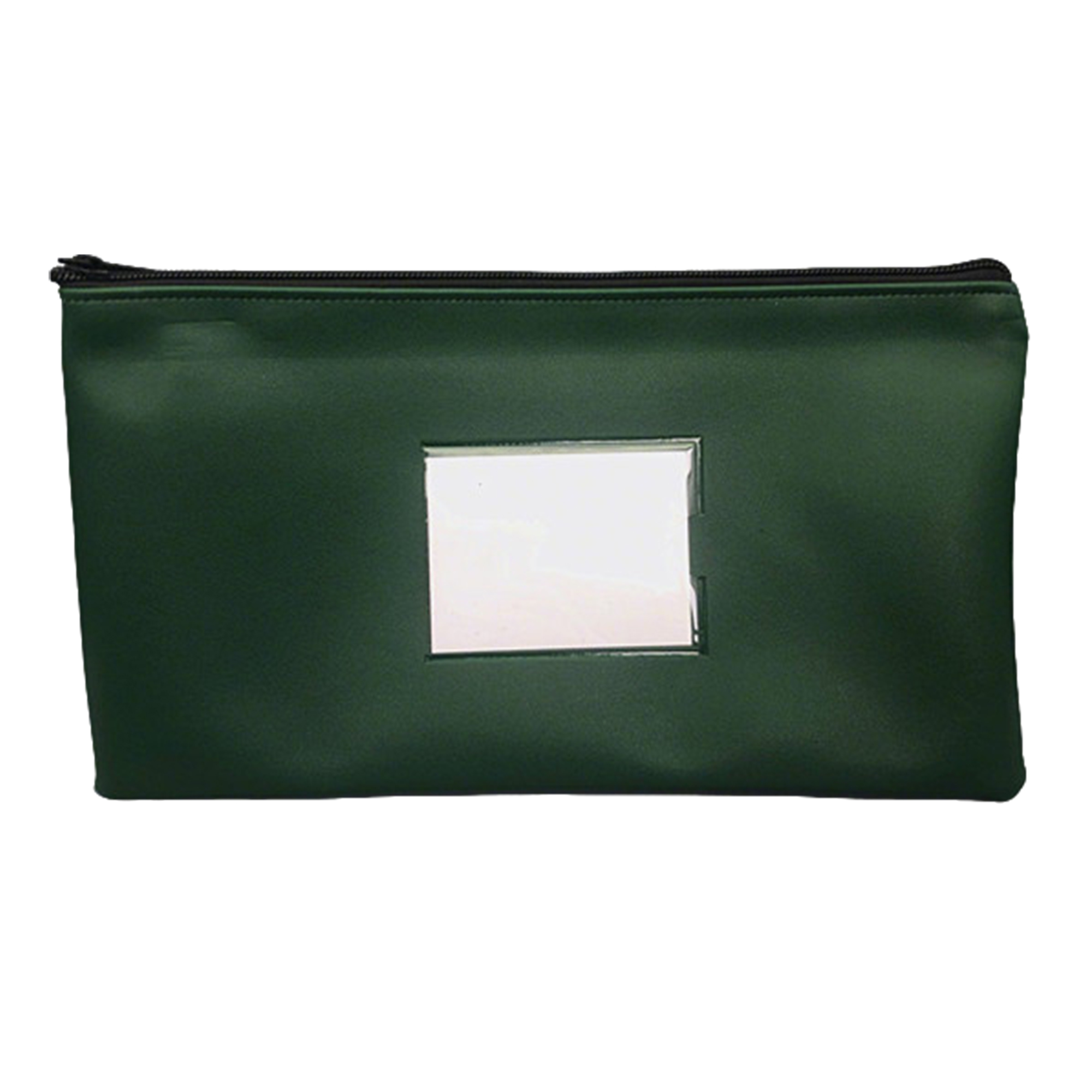 Polyurethane Zipper Deposit Pouch With Soft Liner 10.6" x 6" 16