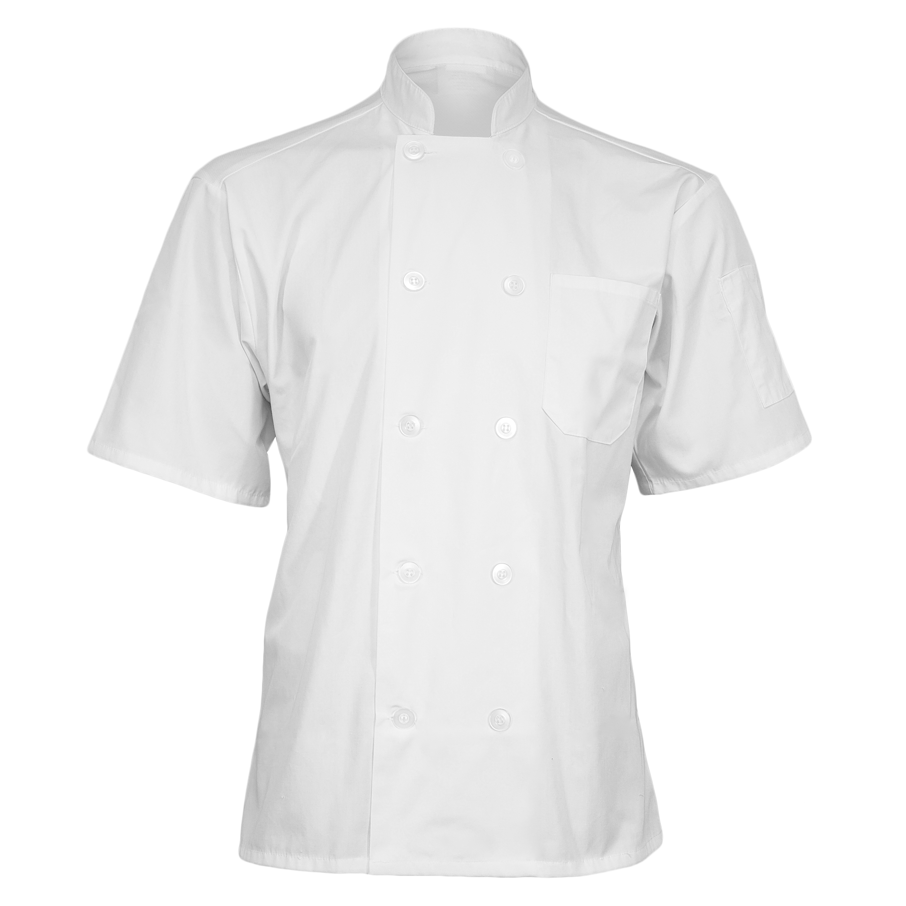 Mesh Back Chef Coat with Short Sleeves (BLANK) 3