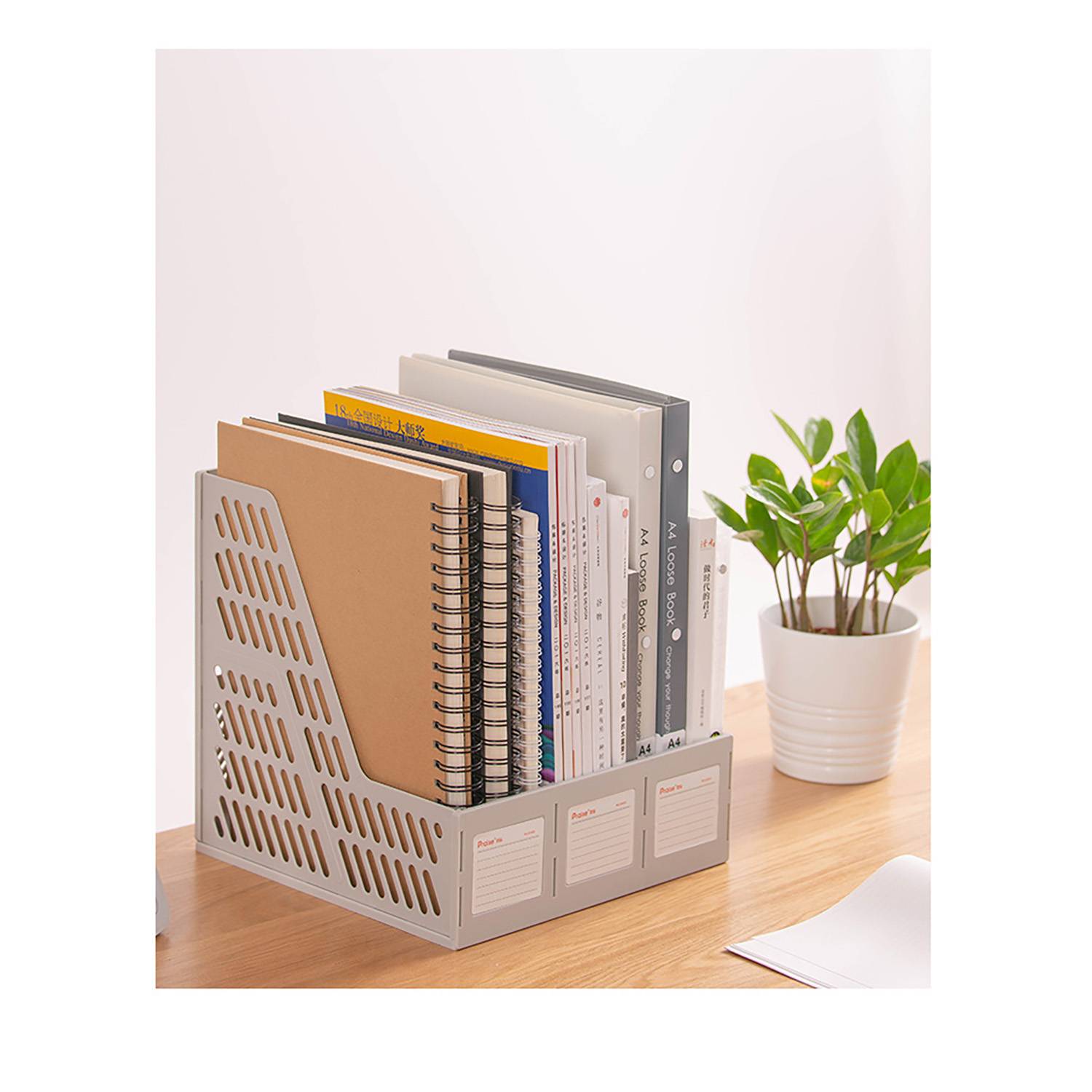 Plastic Desktop Document Storage Rack 4