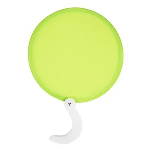 Custom fold up DISC fan with handle 2