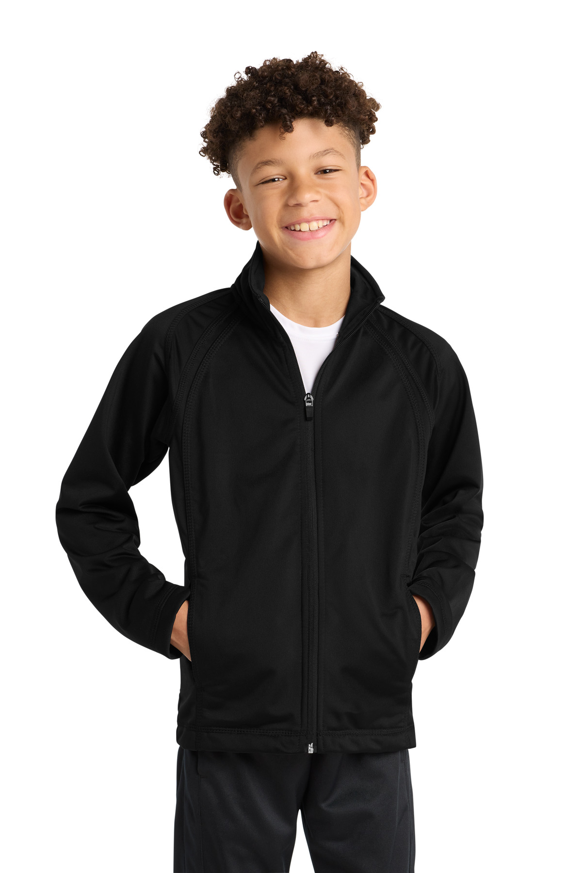 Sport-Tek Youth Tricot Track Jacket. YST90 23