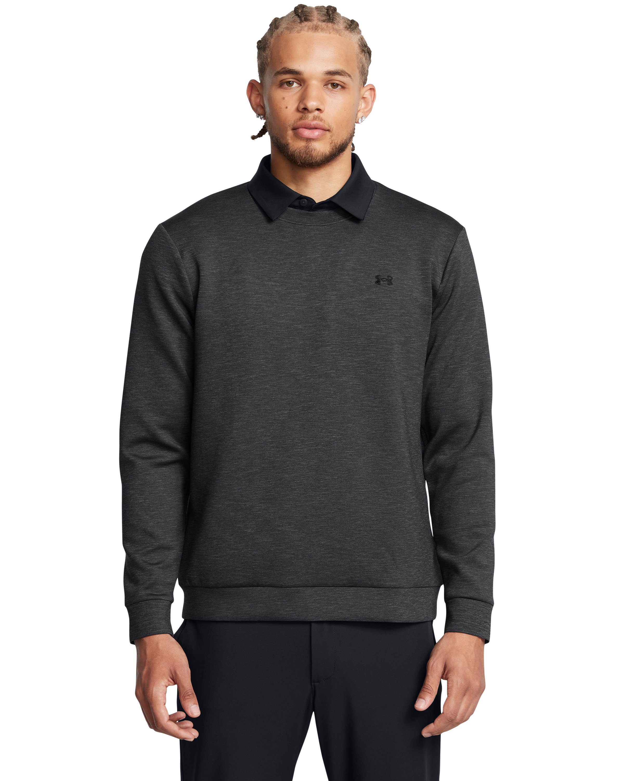 UA Drive Men's Midlayer Crew, custom hoodie or sweatshirt with logo imprint 2