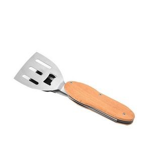 Black Ring 2 In 1 Pizza Scissors Cutter And Spatula 4