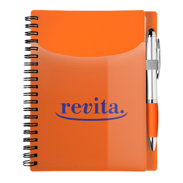 Sorbet Notebook Set with matching pen (PB2571). 15