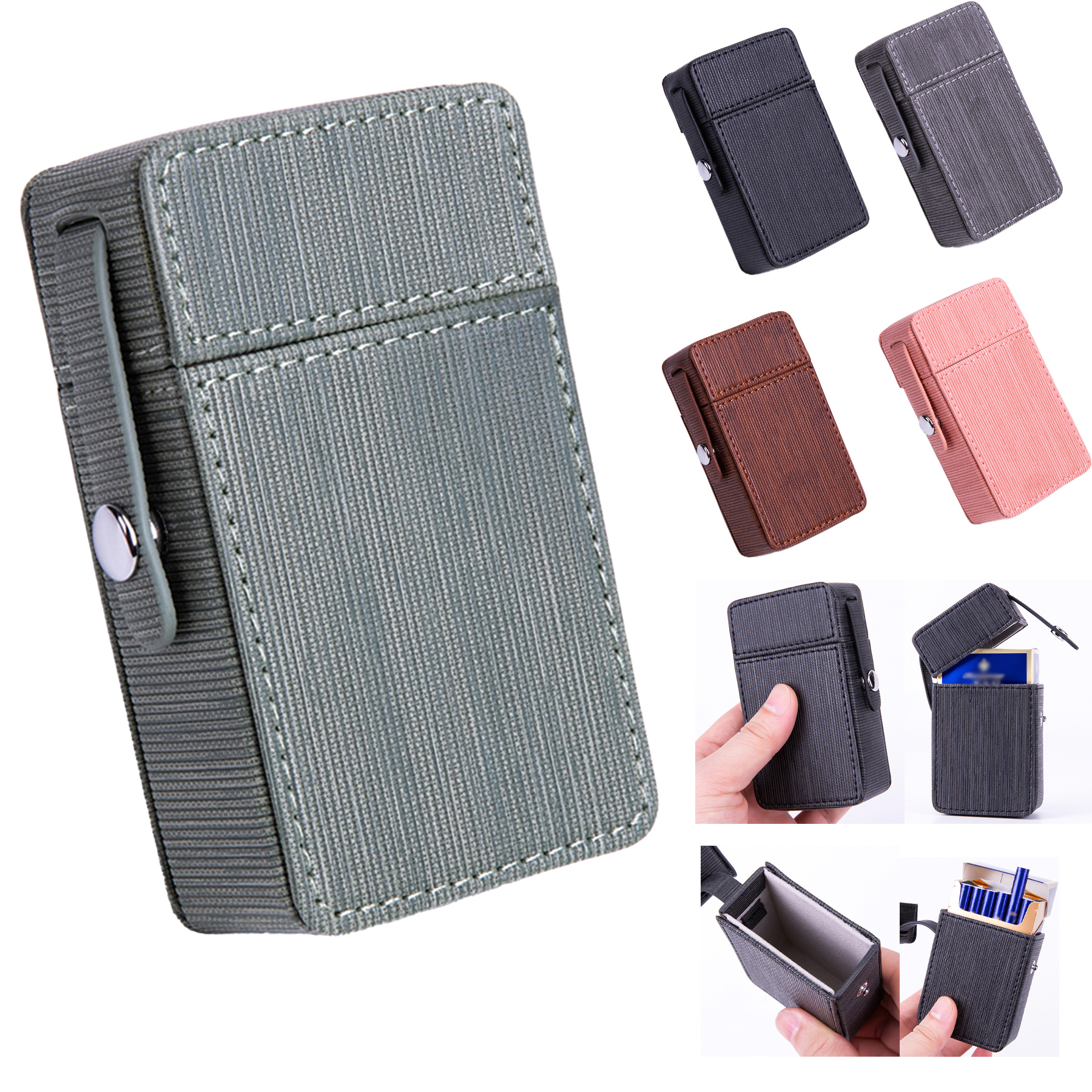 Men's Cigarette Leather Case 2
