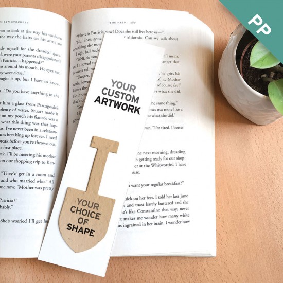 Single-Sided Large Eco Bookmark With Shape 5