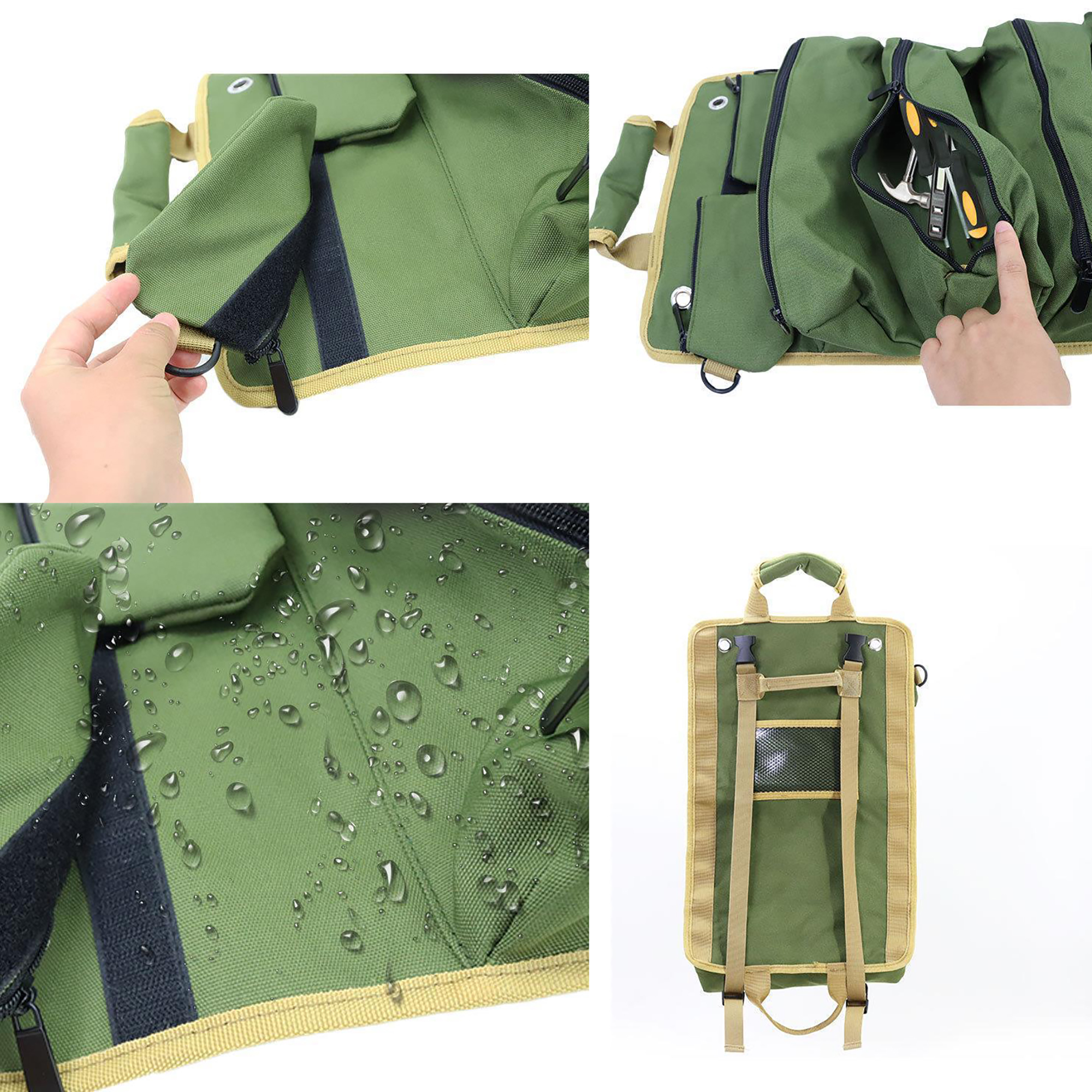 Tool Roll Bag Heavy Duty Organizer 5