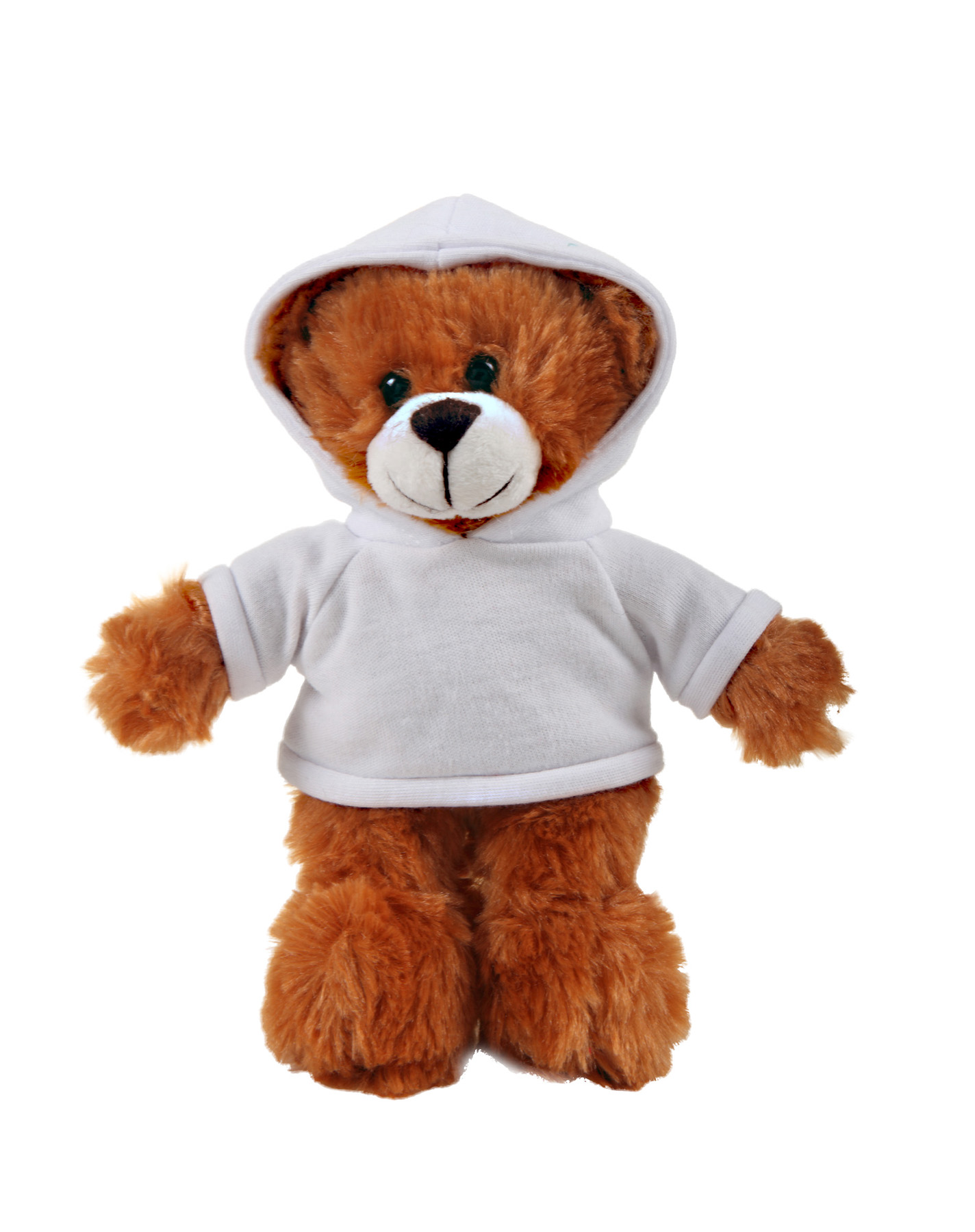 soft plush Mocha Bear with hoodie 18