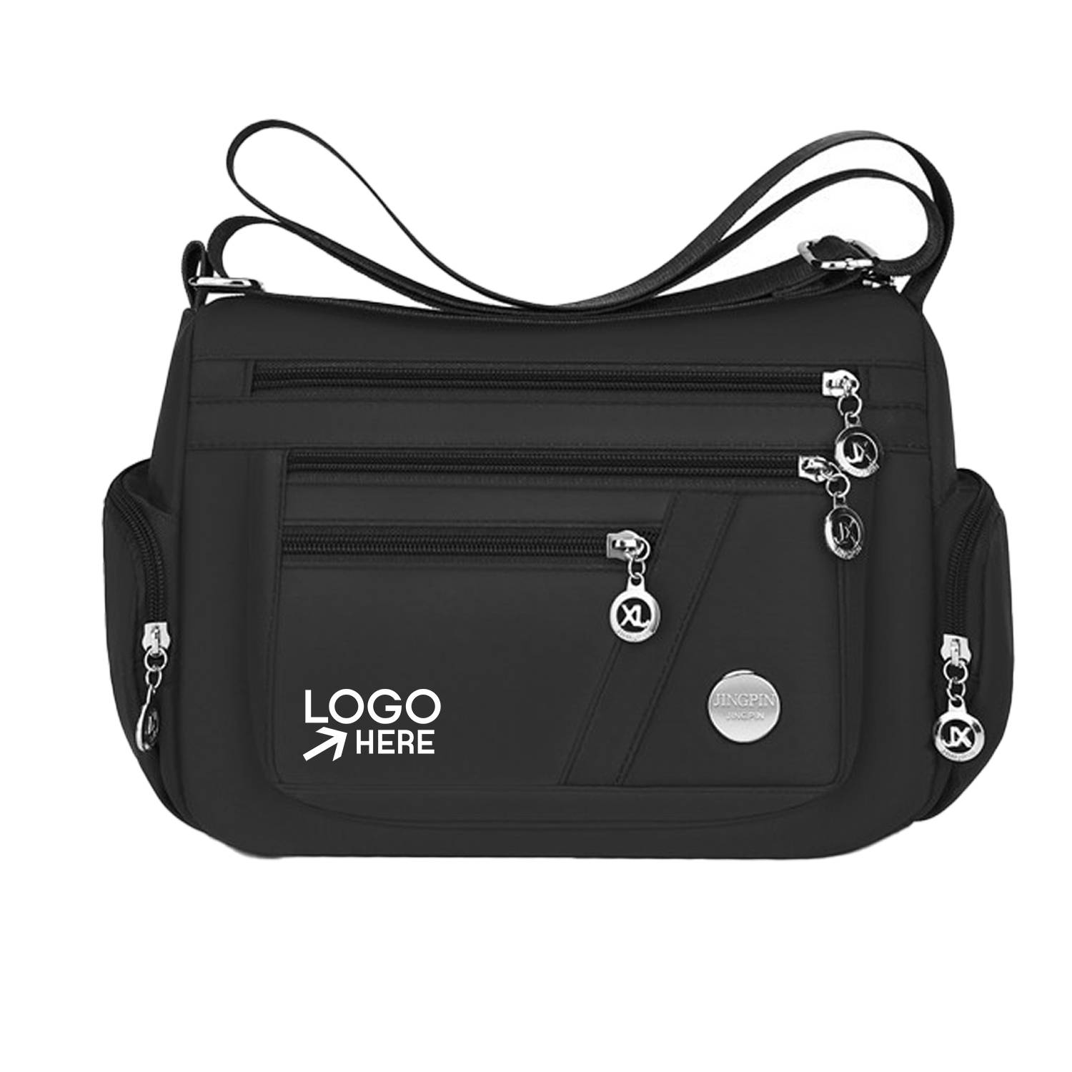 Nylon Multi-Pocket Crossbody Bag 2