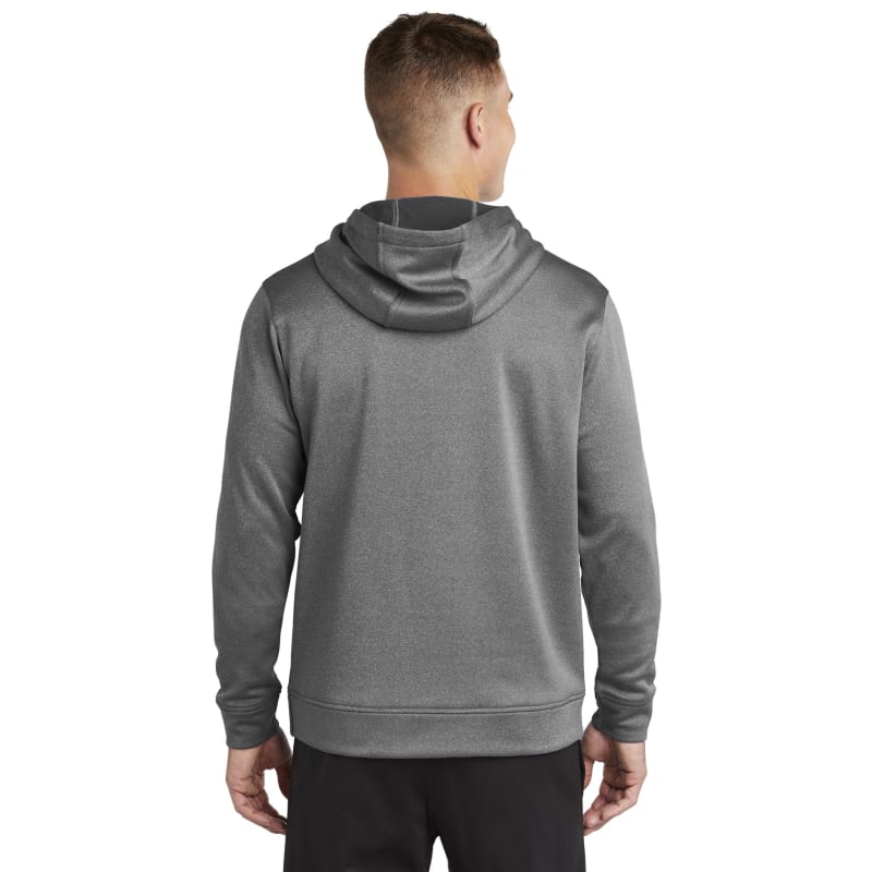 Sport-Tek PosiCharge Sport-Wick Heather Fleece Hooded Pullover. 34