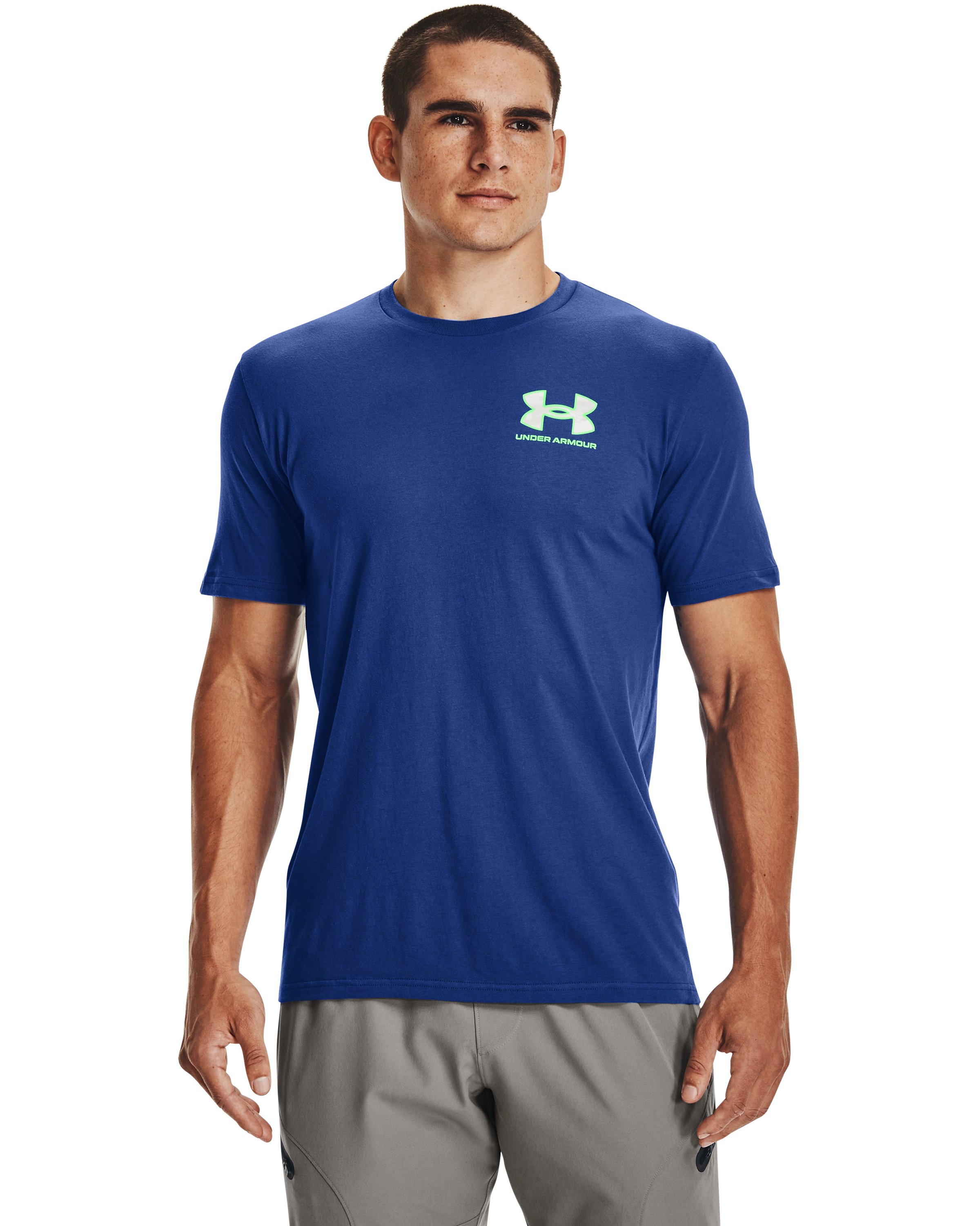 UA ABC Camo Fill Wordmark Men's Short Sleeve 6