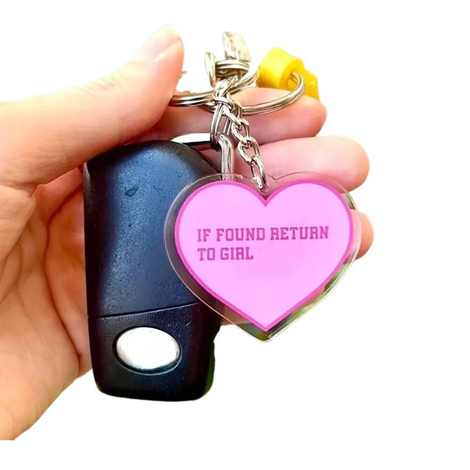 Heart Shaped Acrylic Keychain 8