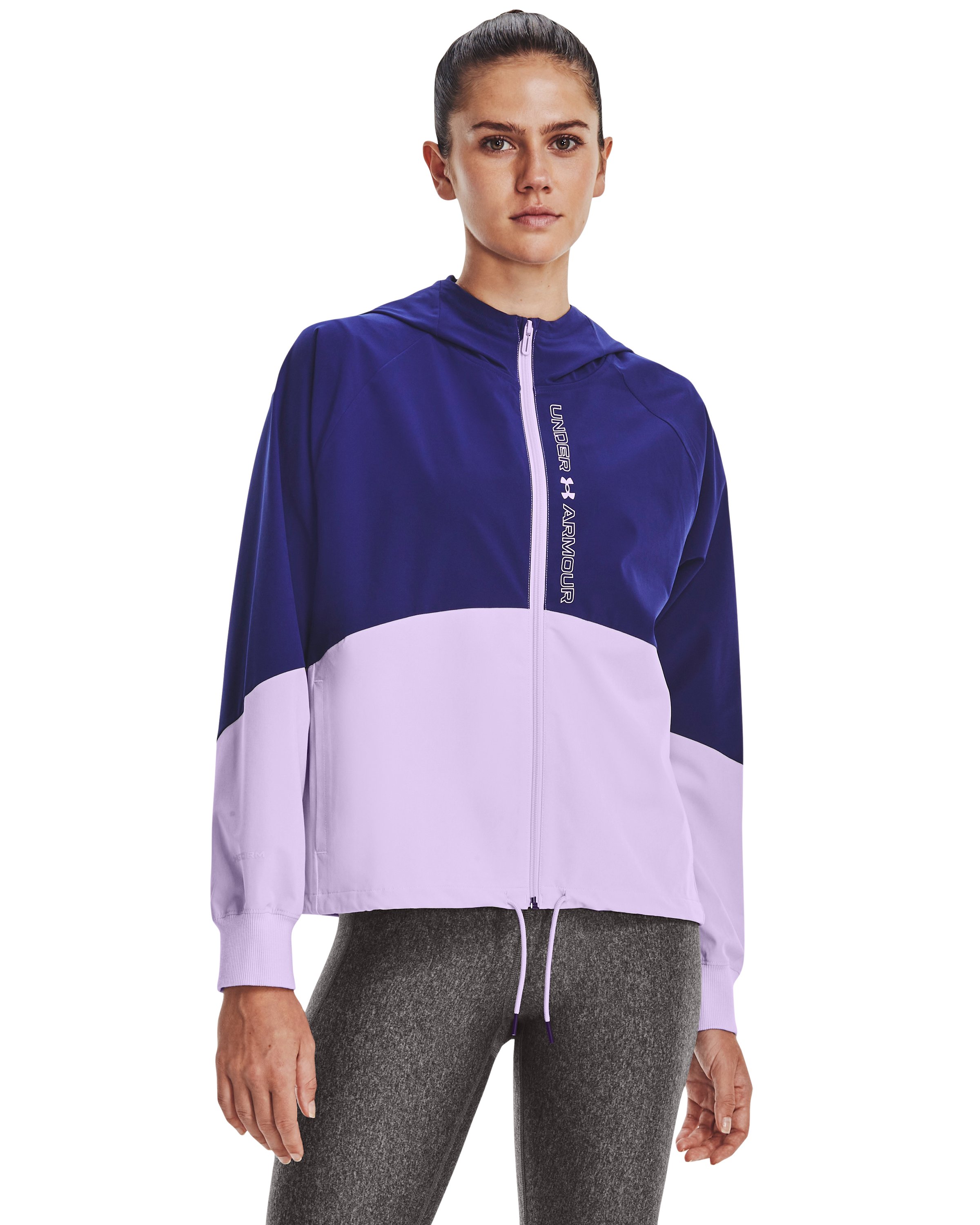 UA Woven Women's Full-Zip Jacket 3