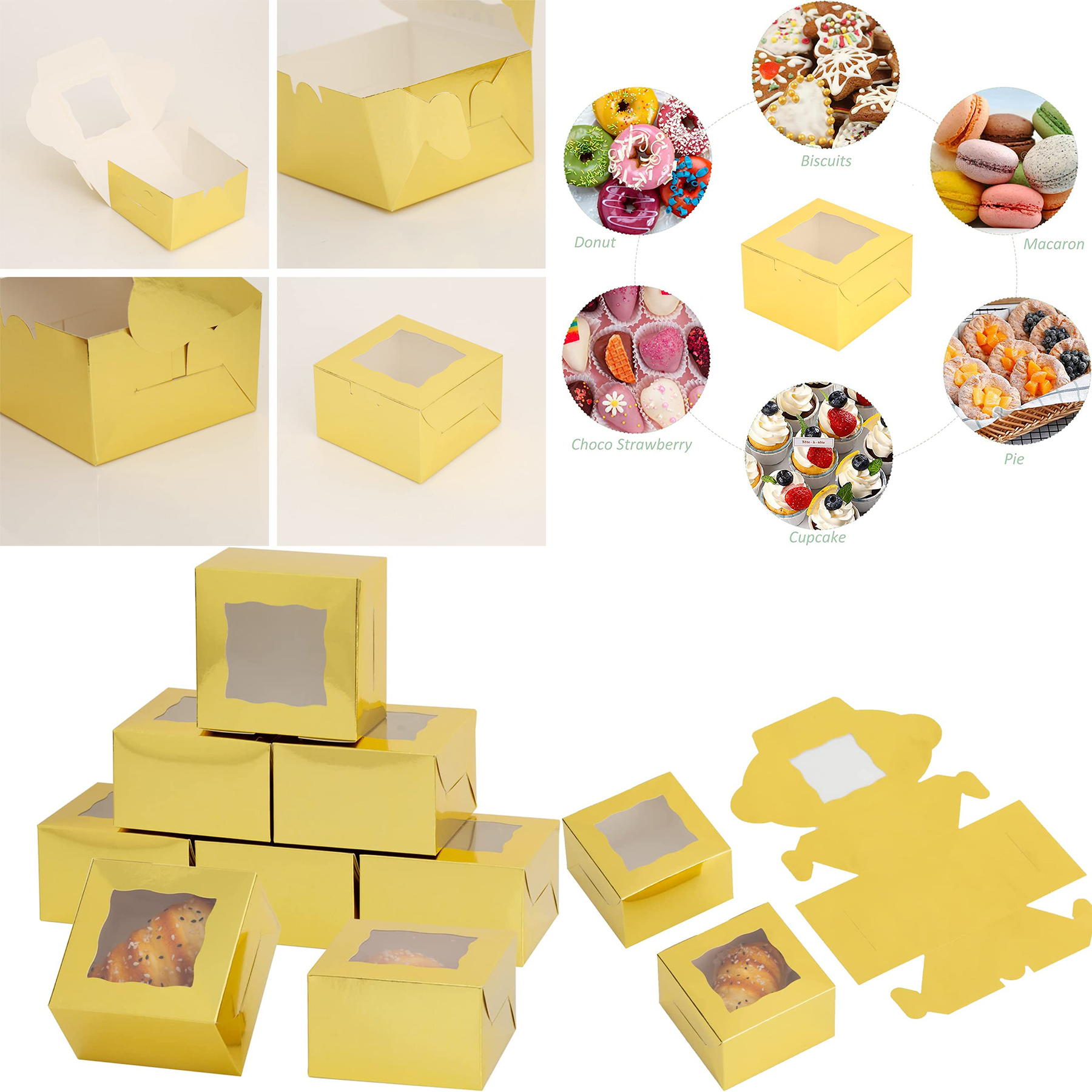 Paper Cookie Boxes with Window 2