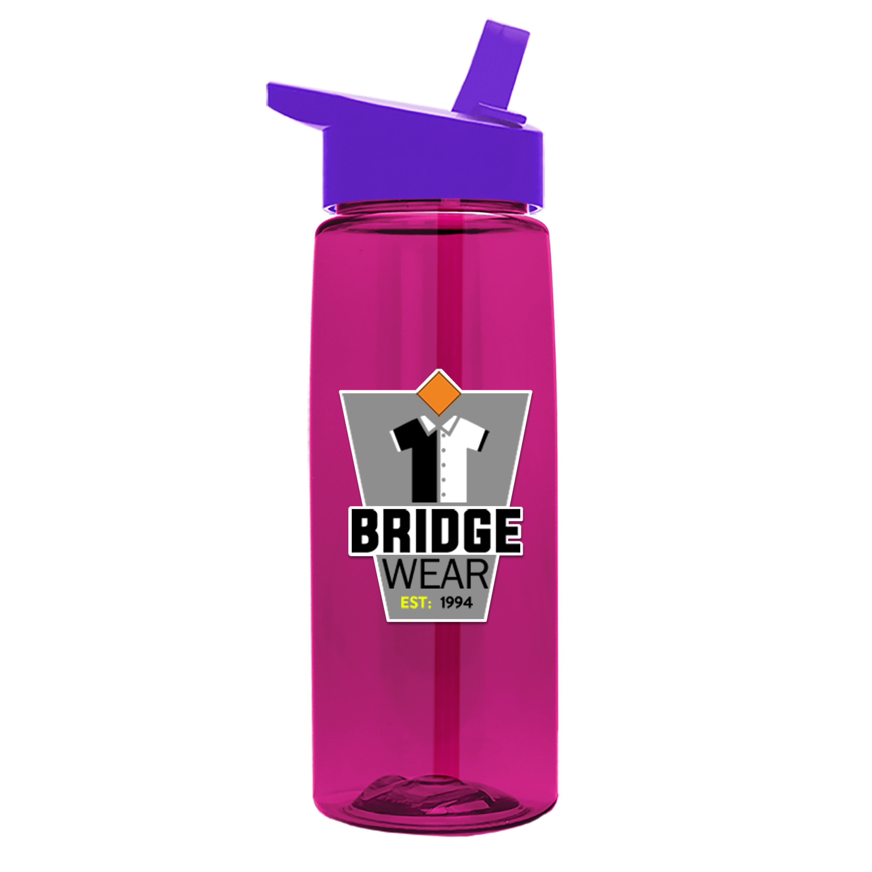 Garyline® Flair Tritan® Bottle with Flip-Straw Lid - 26 oz. 242