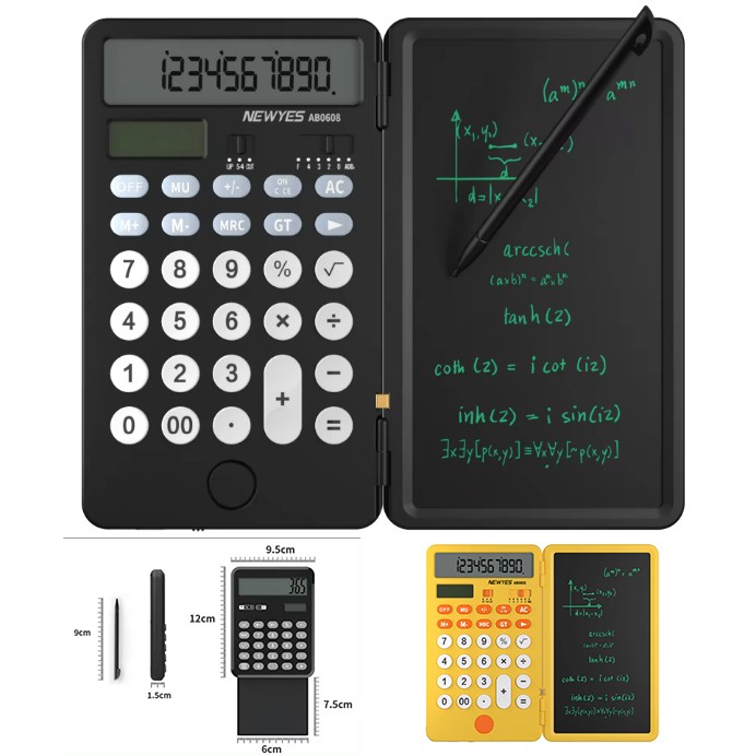 Desk LCD Scientific Calculator Notepad 4