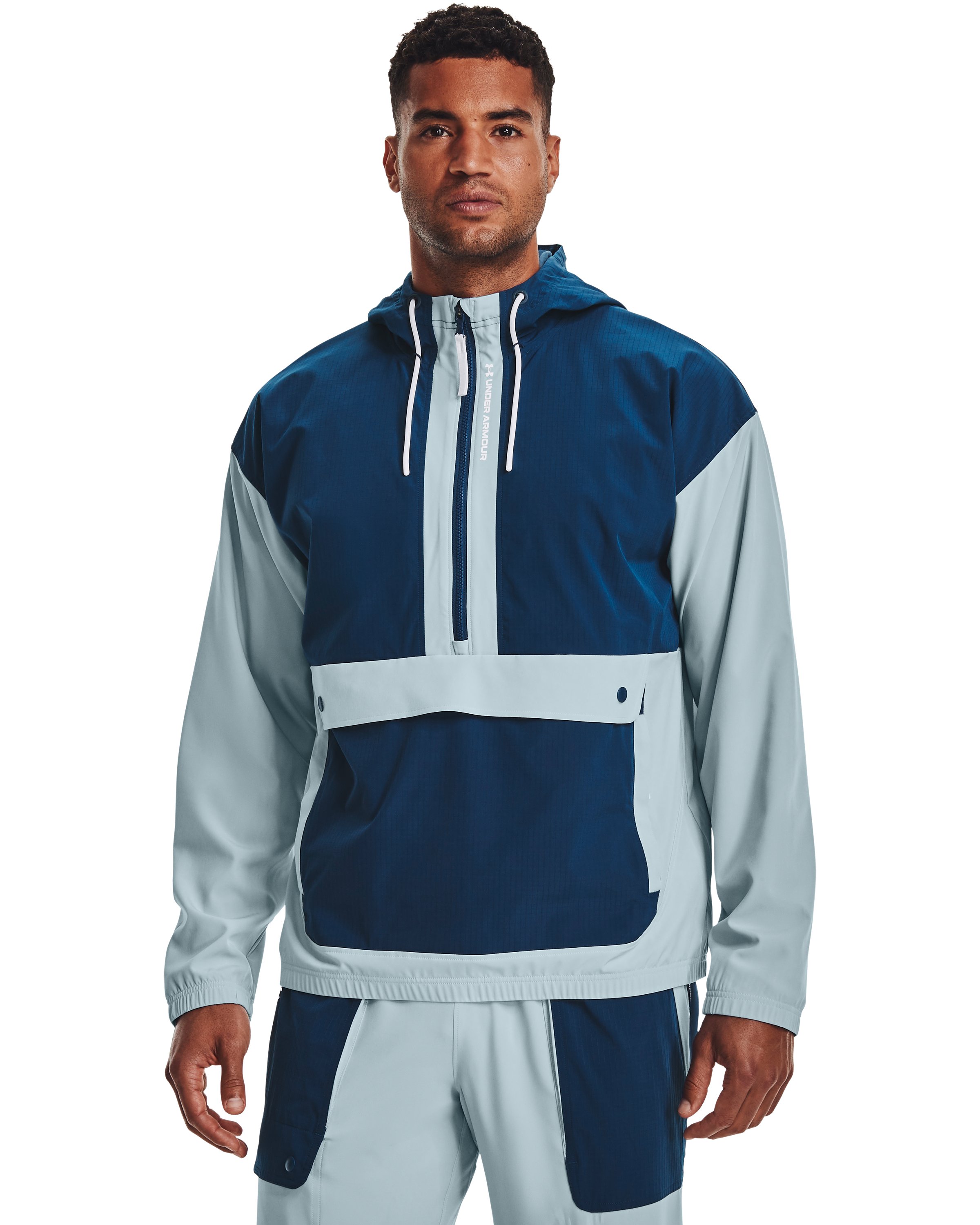 UA RUSH Woven Men's Hooded Popover 3