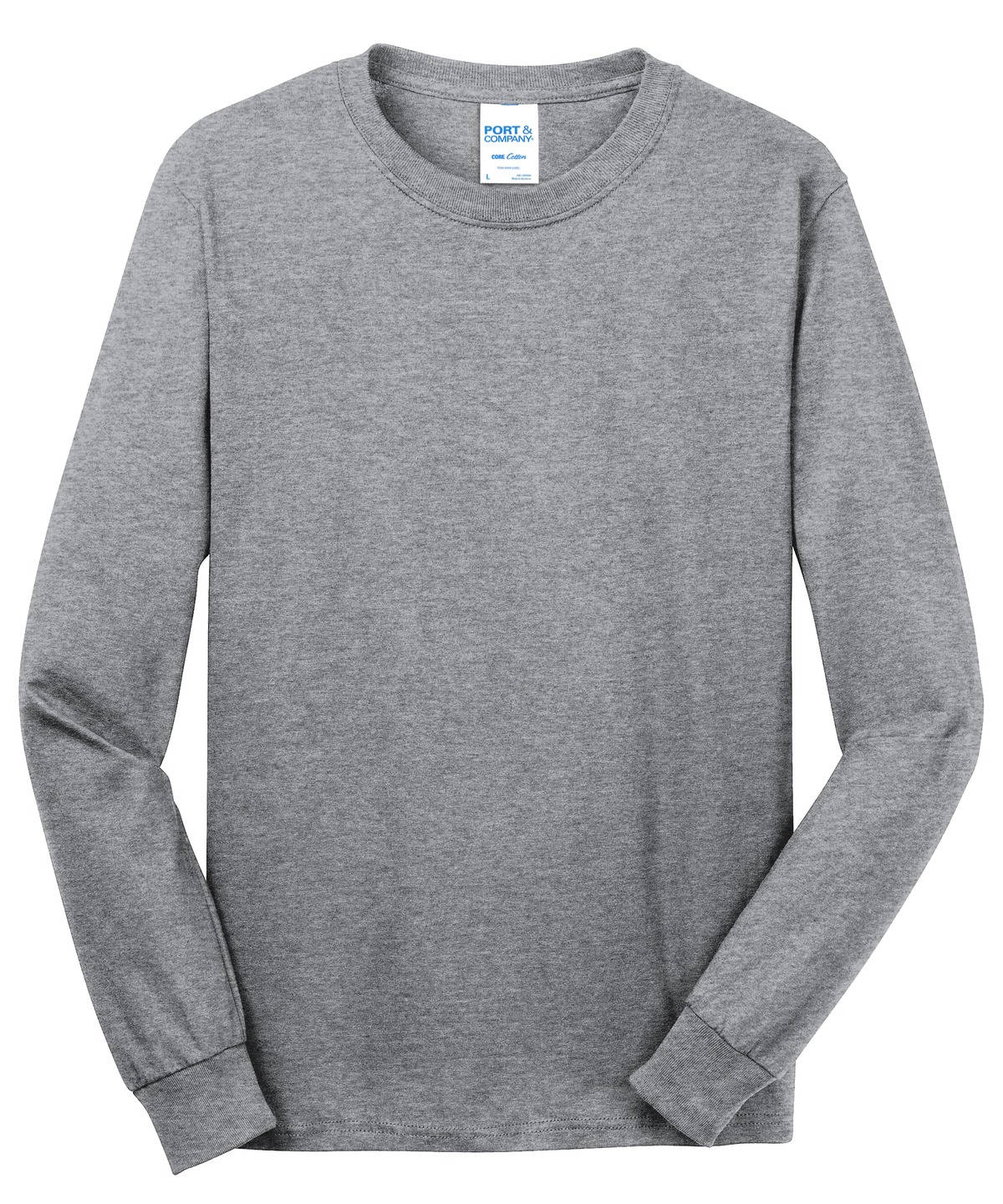 Port & Co Long Sleeve Core Cotton Tee. PC54LS 195