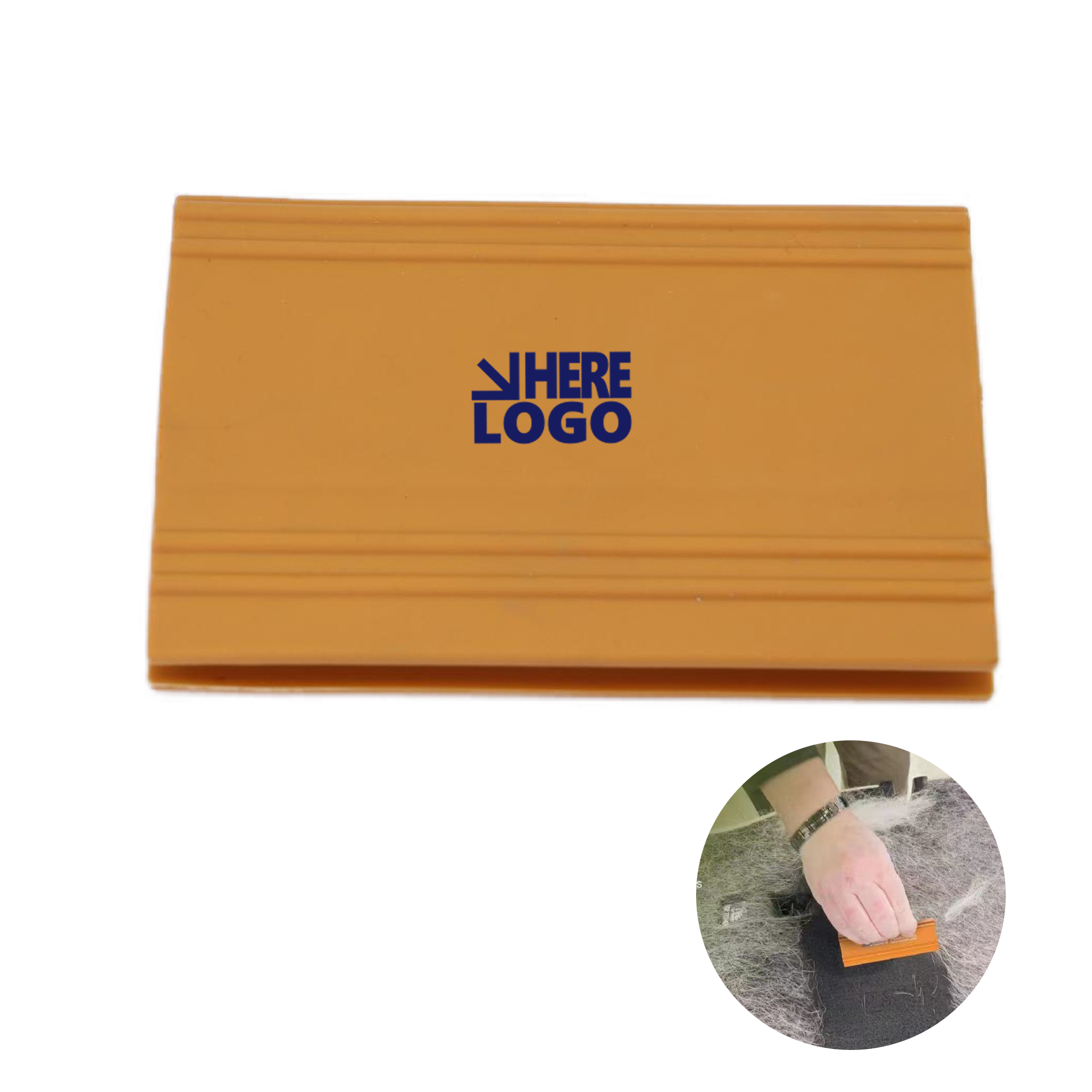 Compact Pet Hair Removal Tool - Quick Cleaning 2