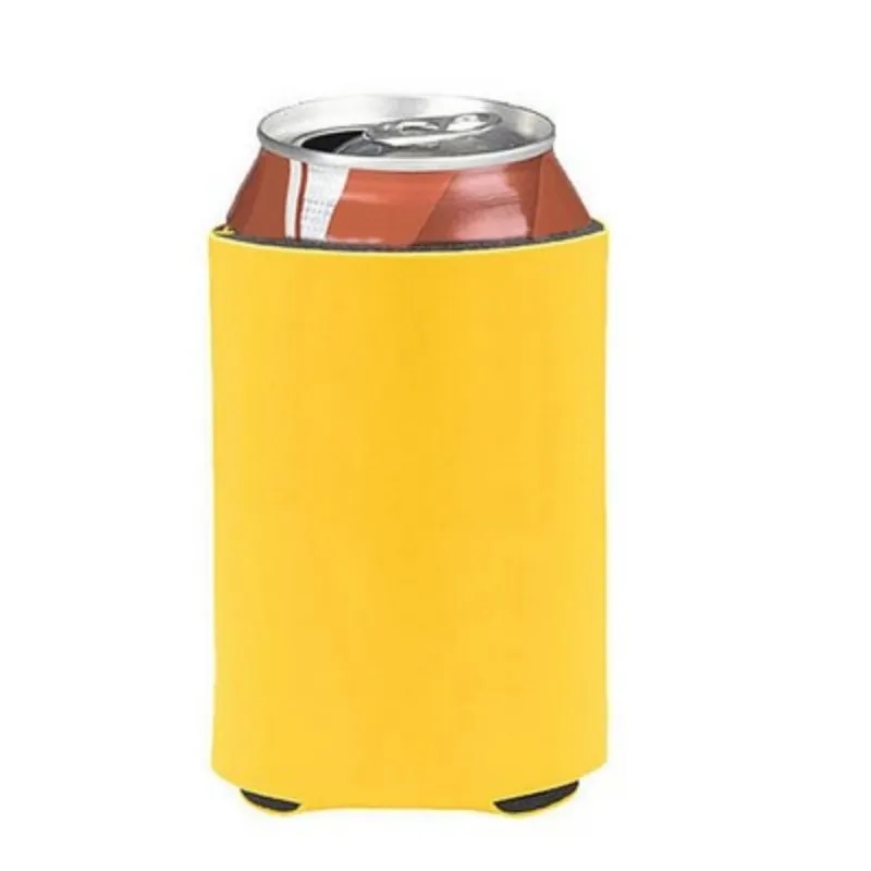 Insulated Bottomed Zipper Can Covers, custom koozie with logo imprint 2
