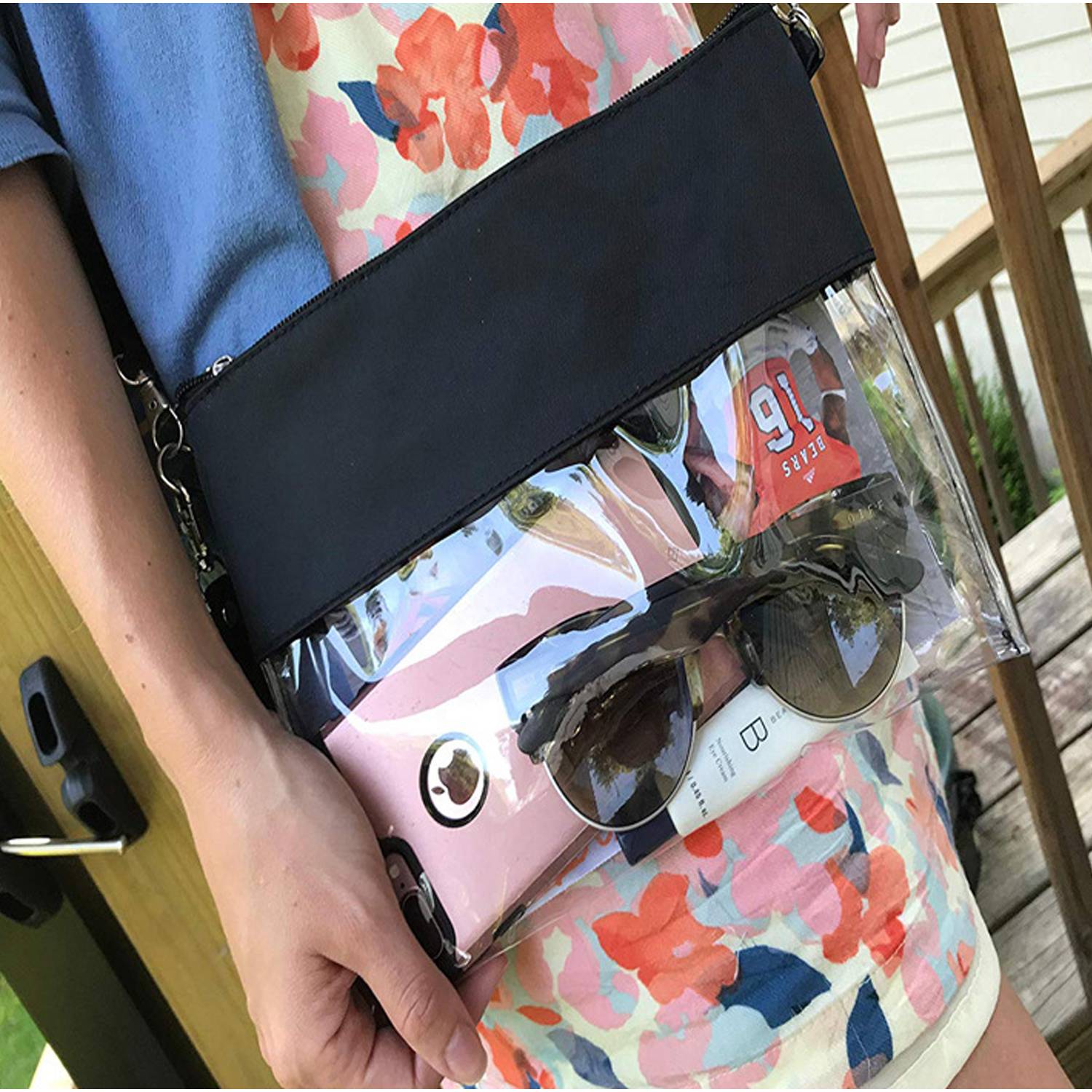 Transparent shoulder strap bag 3