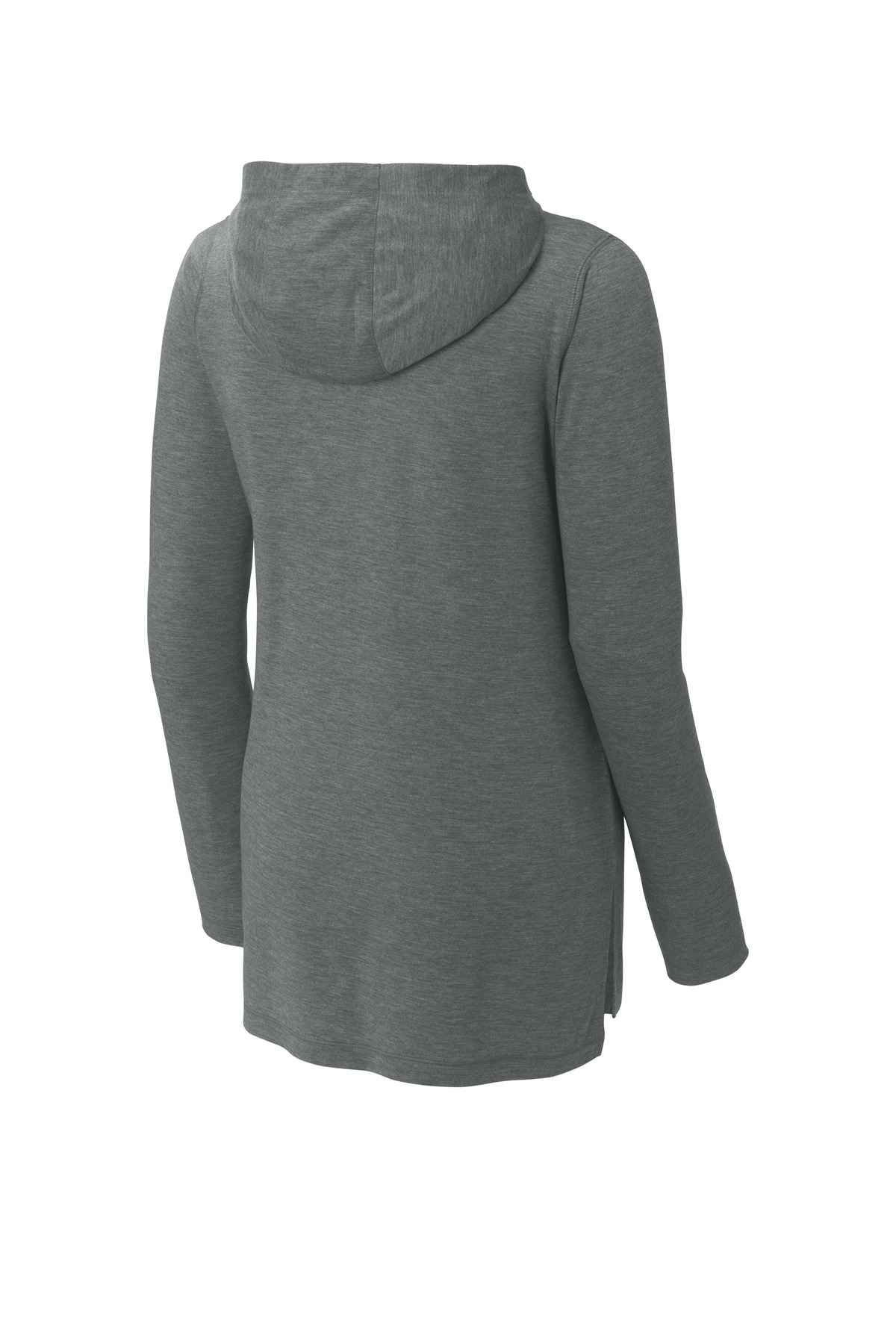 Sport-Tek Women's PosiCharge Tri-Blend Wicking Long Sleeve Hoodie LST406, custom hoodie or sweatshirt with logo imprint 13