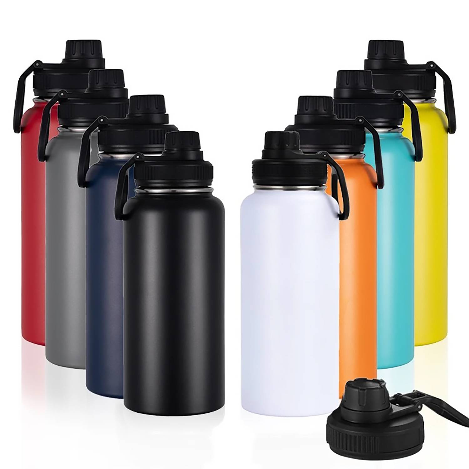Cross-border stainless steel handheld car thermos cup. 8