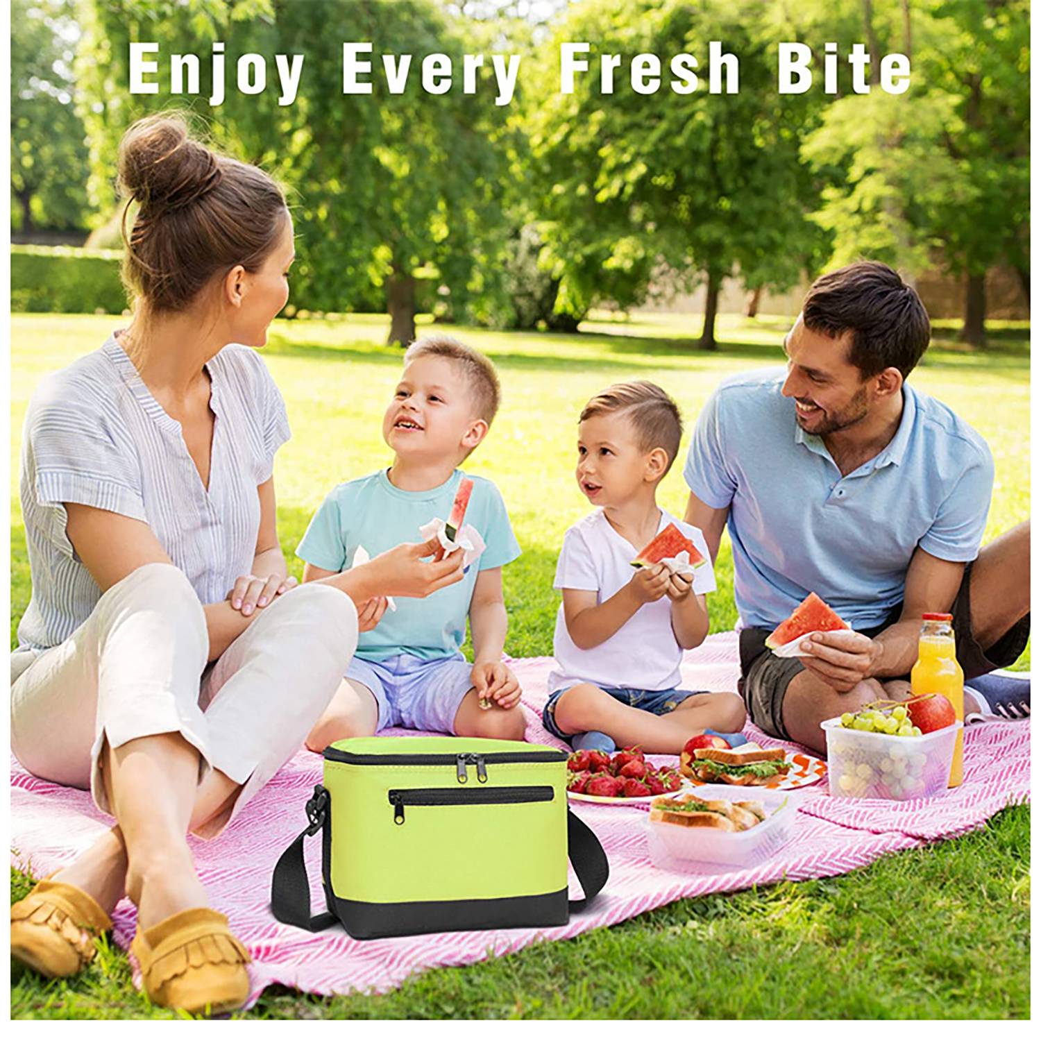 Waterproof Durable Oxford Cloth Insulated Lunch Bag 9