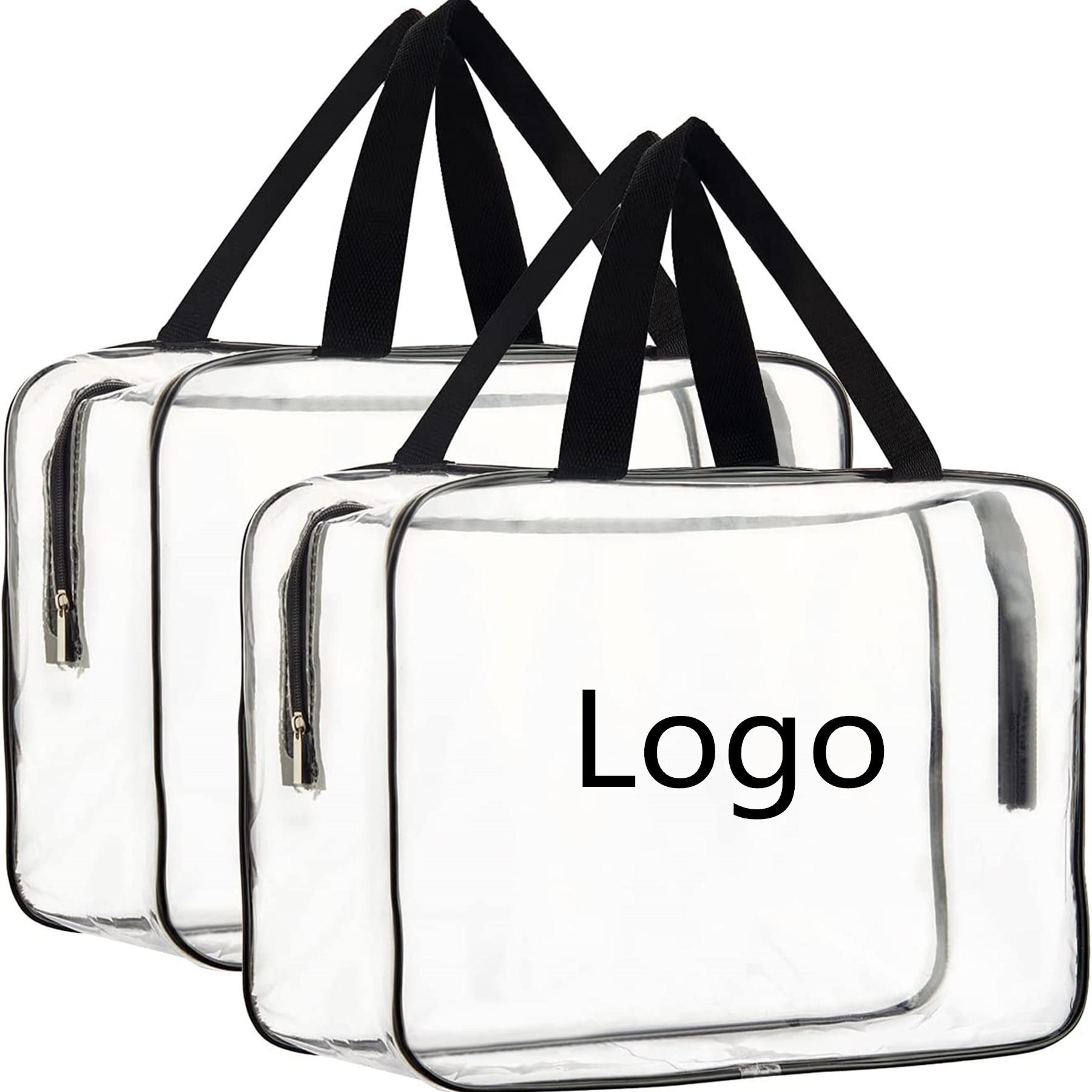 Clear Tote Bag Set 2
