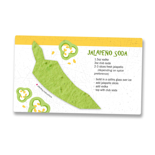 Seed Paper Shape Recipe Card 5
