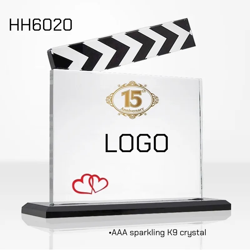 Clapperboard Crystal Film Award Trophy for TV Movie Director 4
