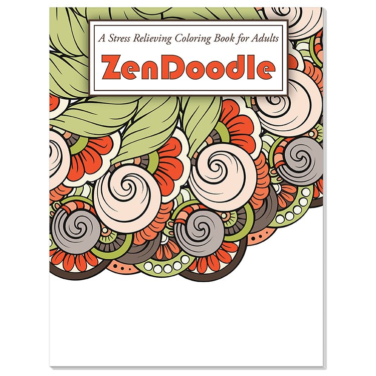 Adult Coloring Books - 24 Pages Zen 1