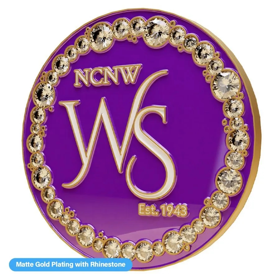 Rhinestone Pin 18
