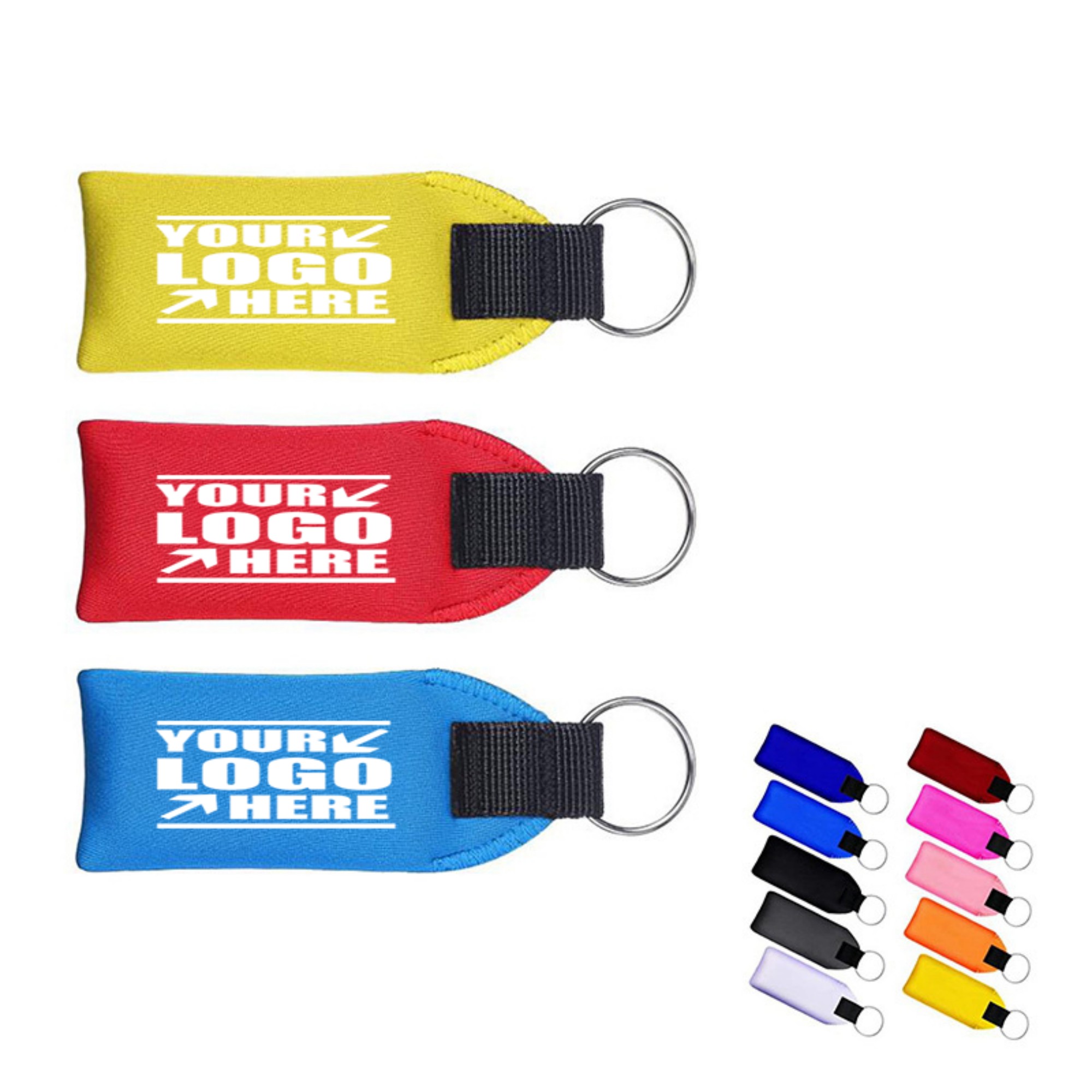 Floating Neoprene Key Tag For Outdoor And Water Use 2
