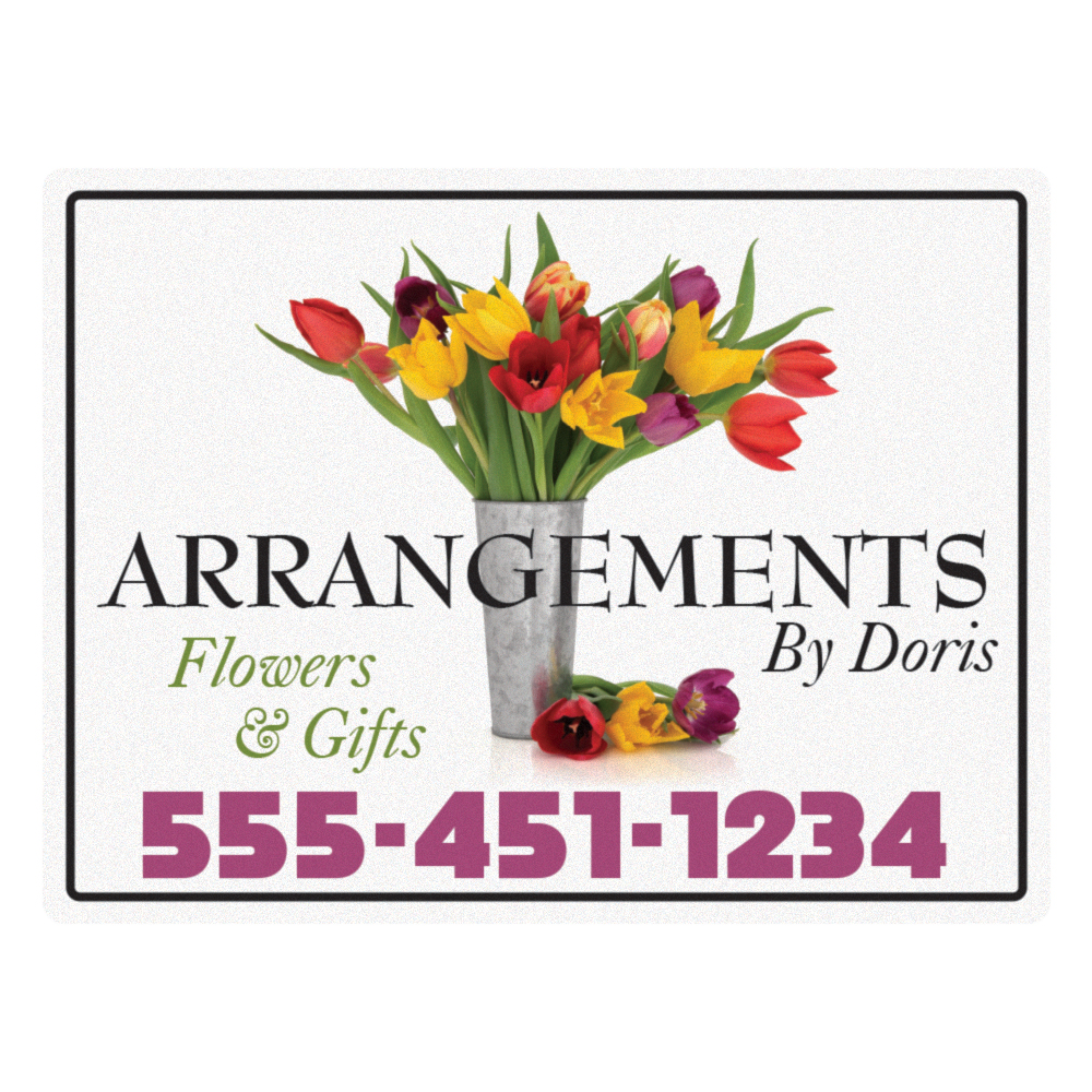 18" x 24" Rectangle Vehicle Magnet 1