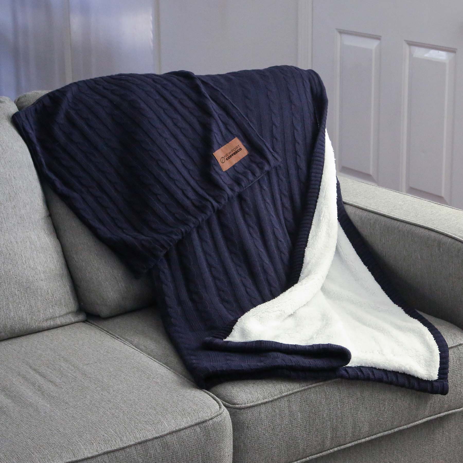 Sweater Weather Sherpa Blanket W/ Pillowcase 7