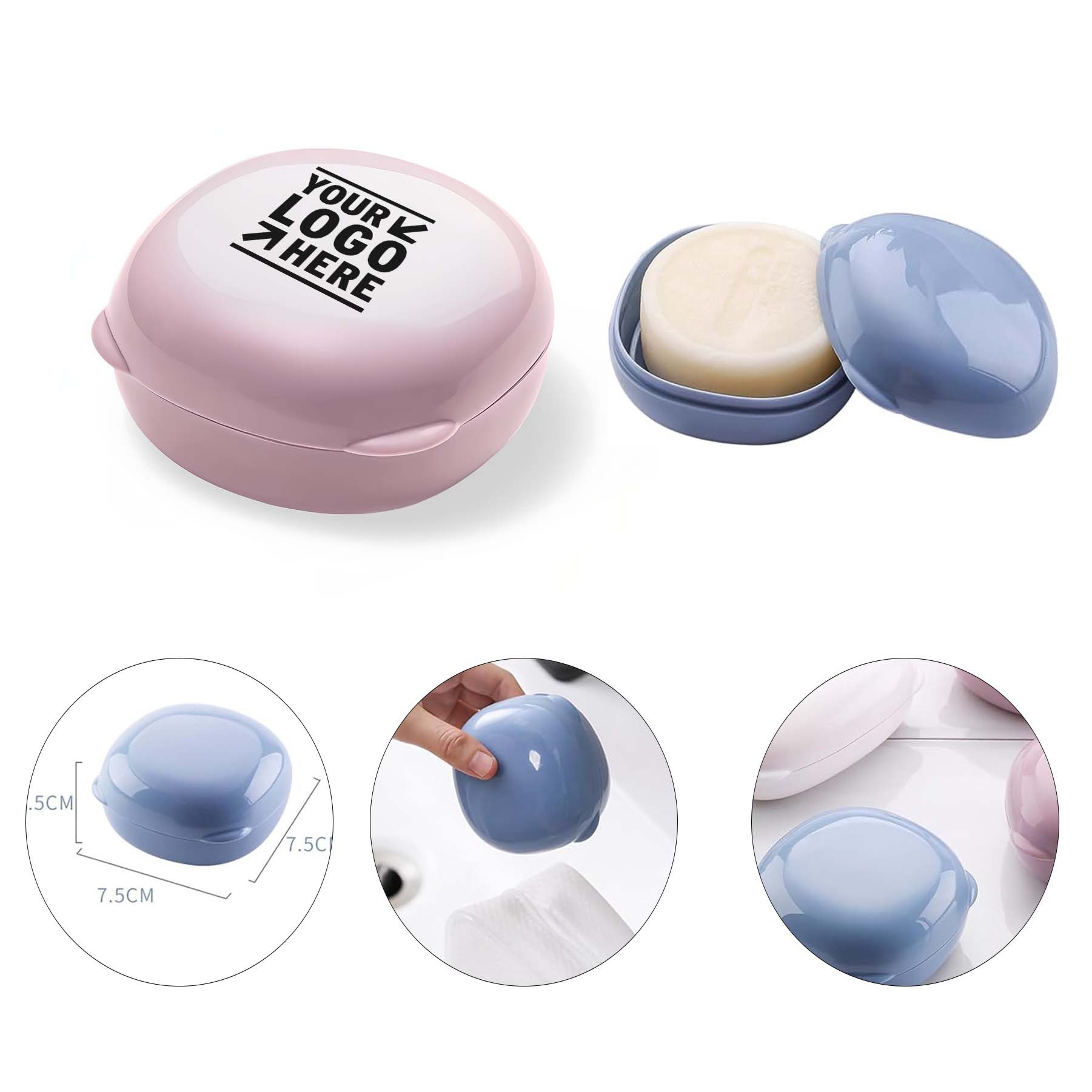 Portable Leakproof Outdoor Travel Bathroom Bar Shower Soap Box 2