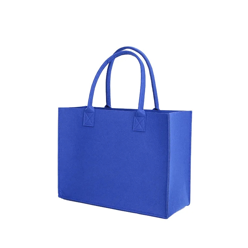 Multicolor Large Capacity Shopping Felt Tote Bag 5