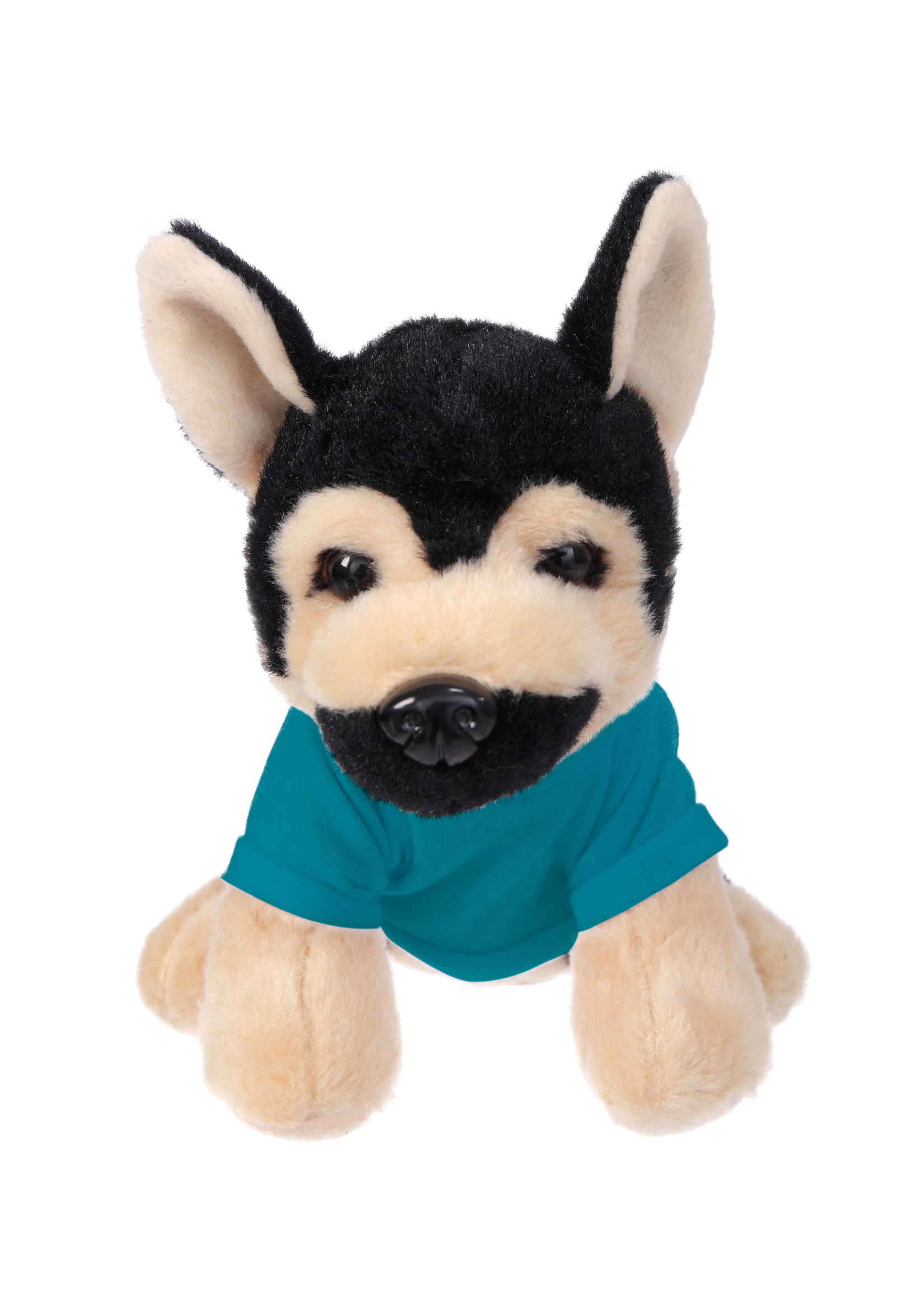 Soft Plush Sitting German Shepherd wearing a T-Shirt 9