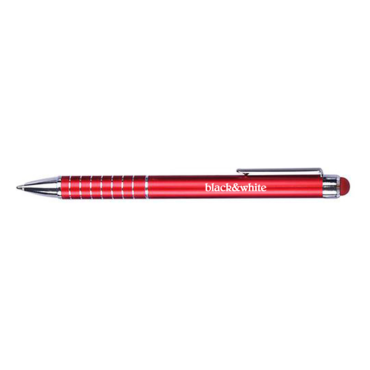 Aluminum Ballpoint Pen W/Color Matching Stylus 2