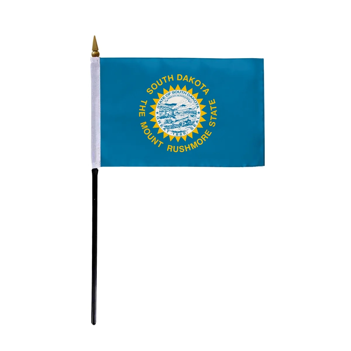 4"x6" & 12"x18'' South Dakota ePoly Printed Stick Flags 3