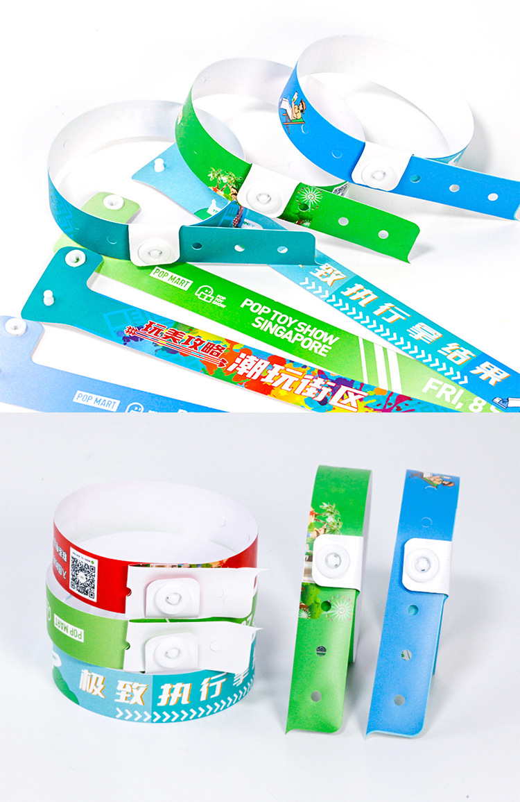 Premium Plastic Secure Snap Wristbands 13