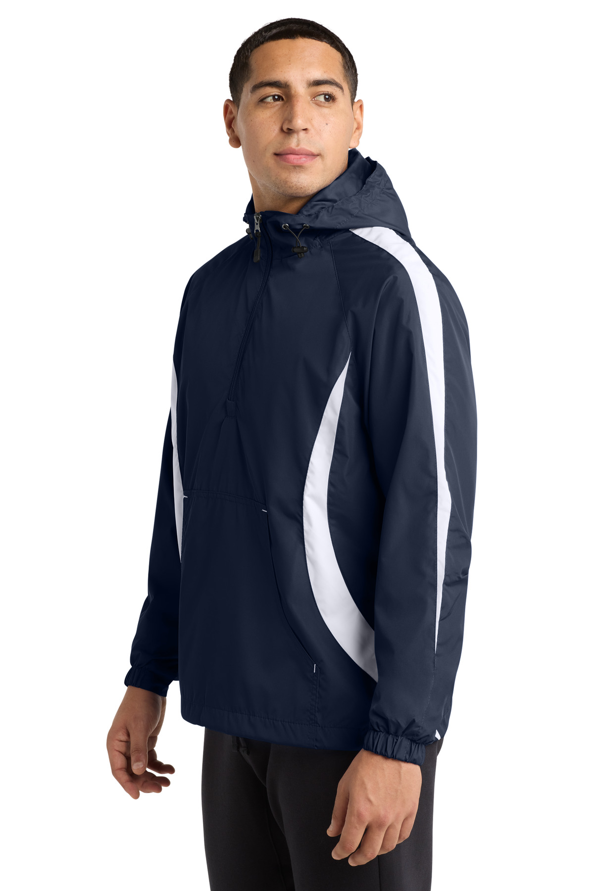 Sport-Tek Colorblock Raglan Anorak. JST63 18