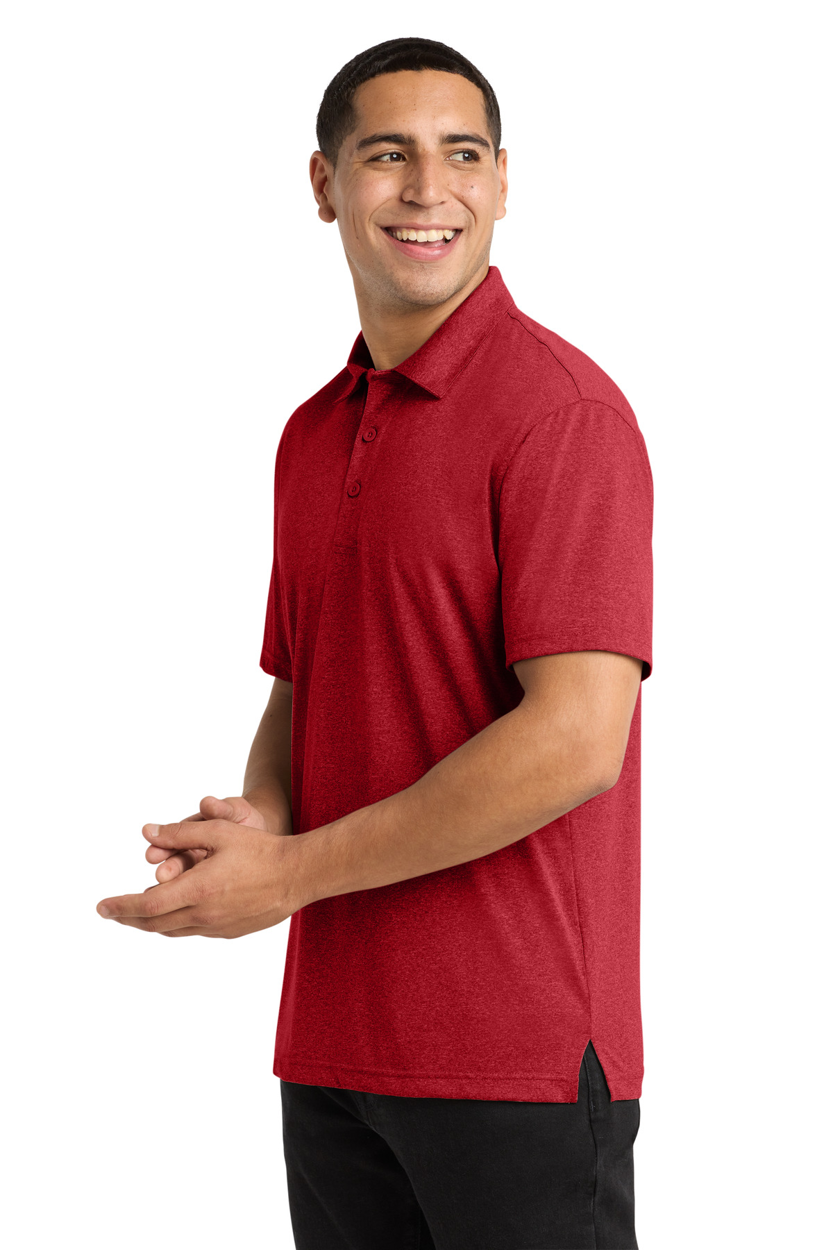 Sport-Tek Heather Contender Polo. ST660 41