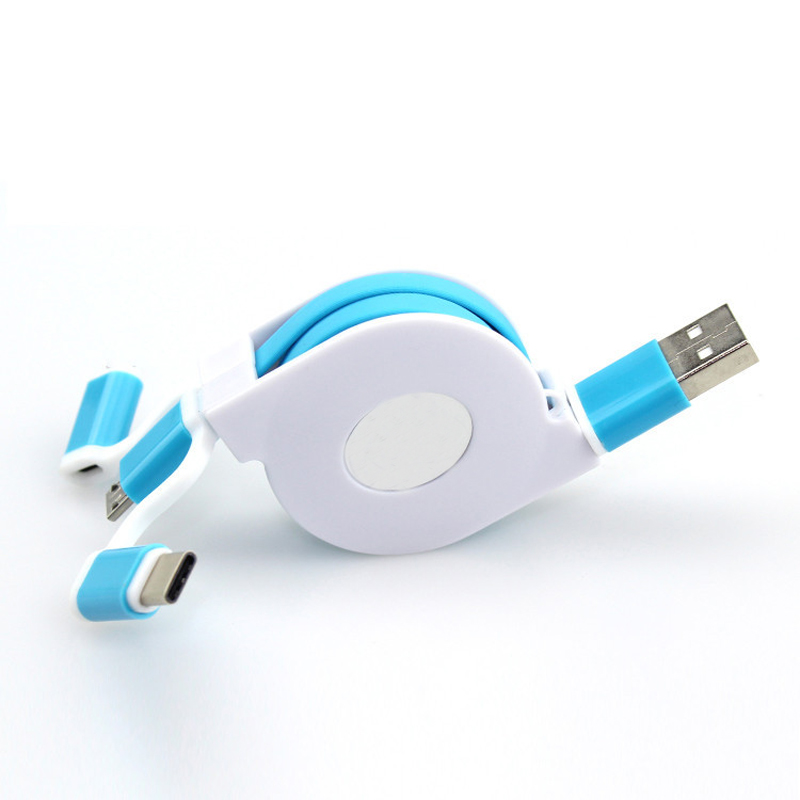 3 In 1 Retractable Multi 2.4A Fast Charging Cable 4