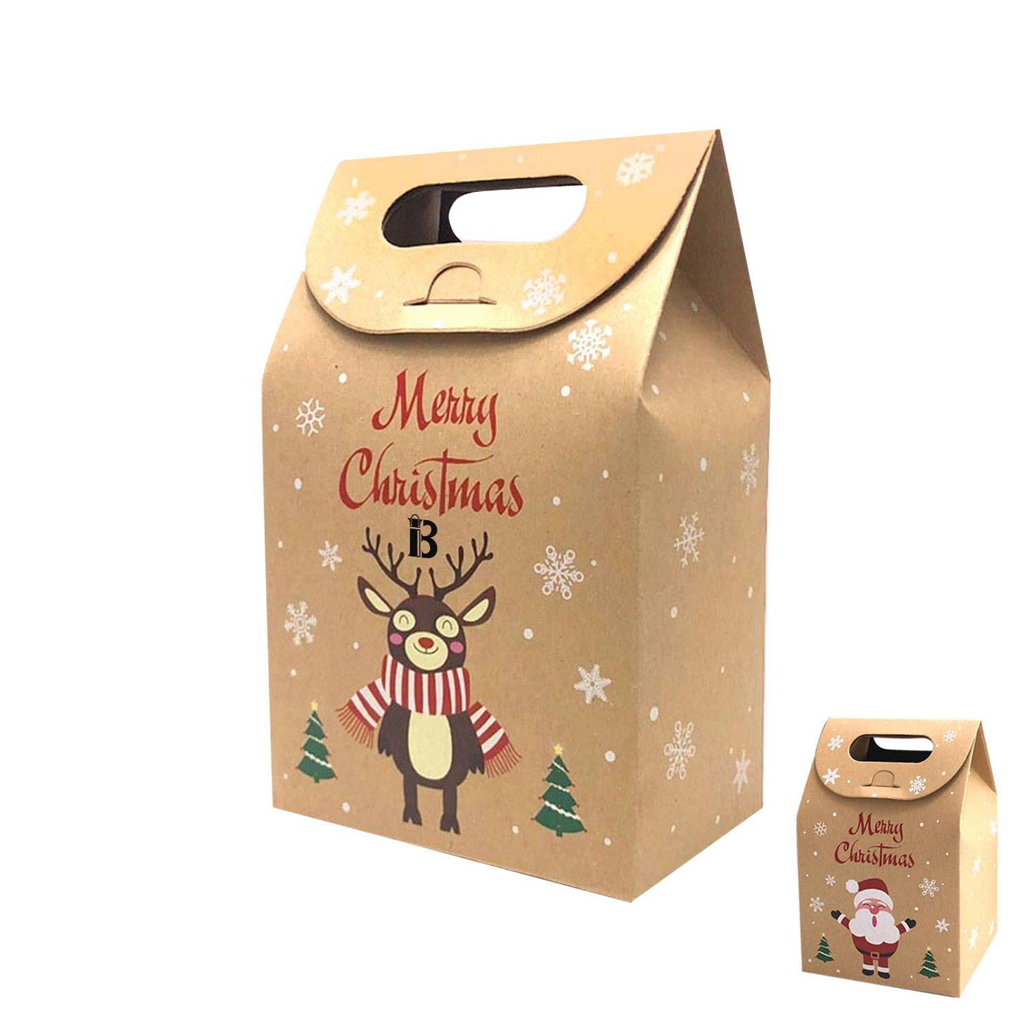 Christmas Kraft Paper Gift Bags 4