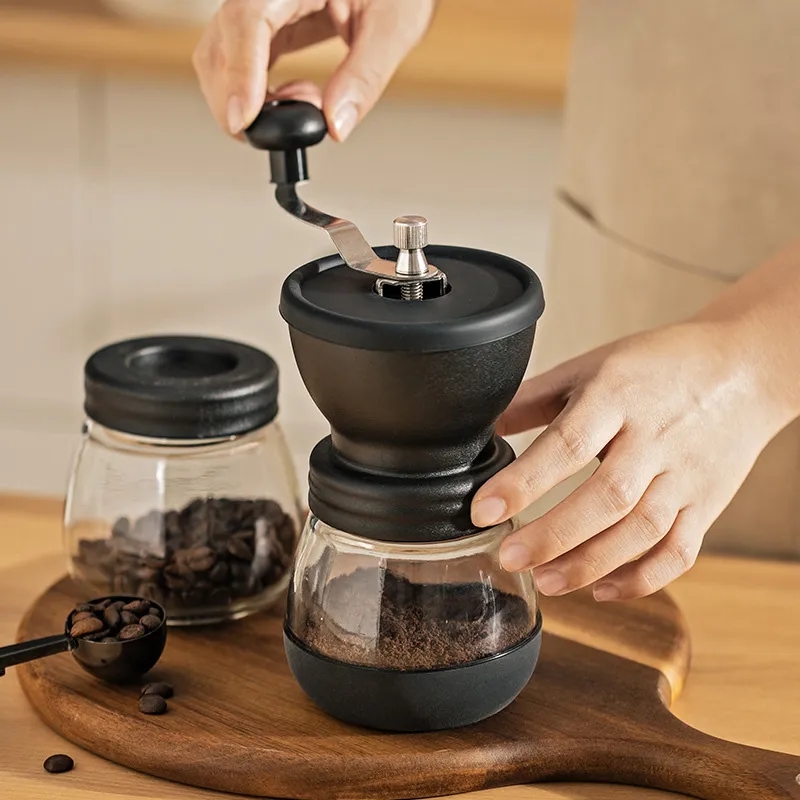 Glass Hand Coffee Grinder 3