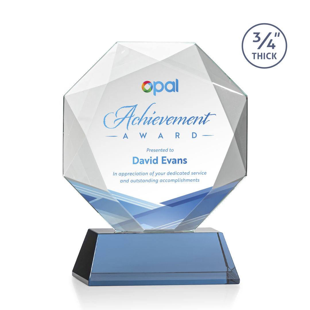 Bradford VividPrint™ Award on Newhaven Base - Sky Blue 12