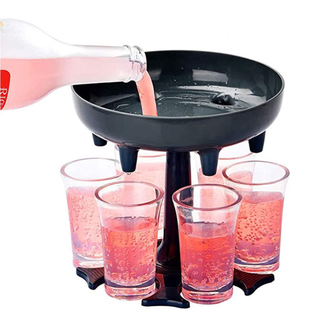 6 Shot Glass Dispenser and Holder 5